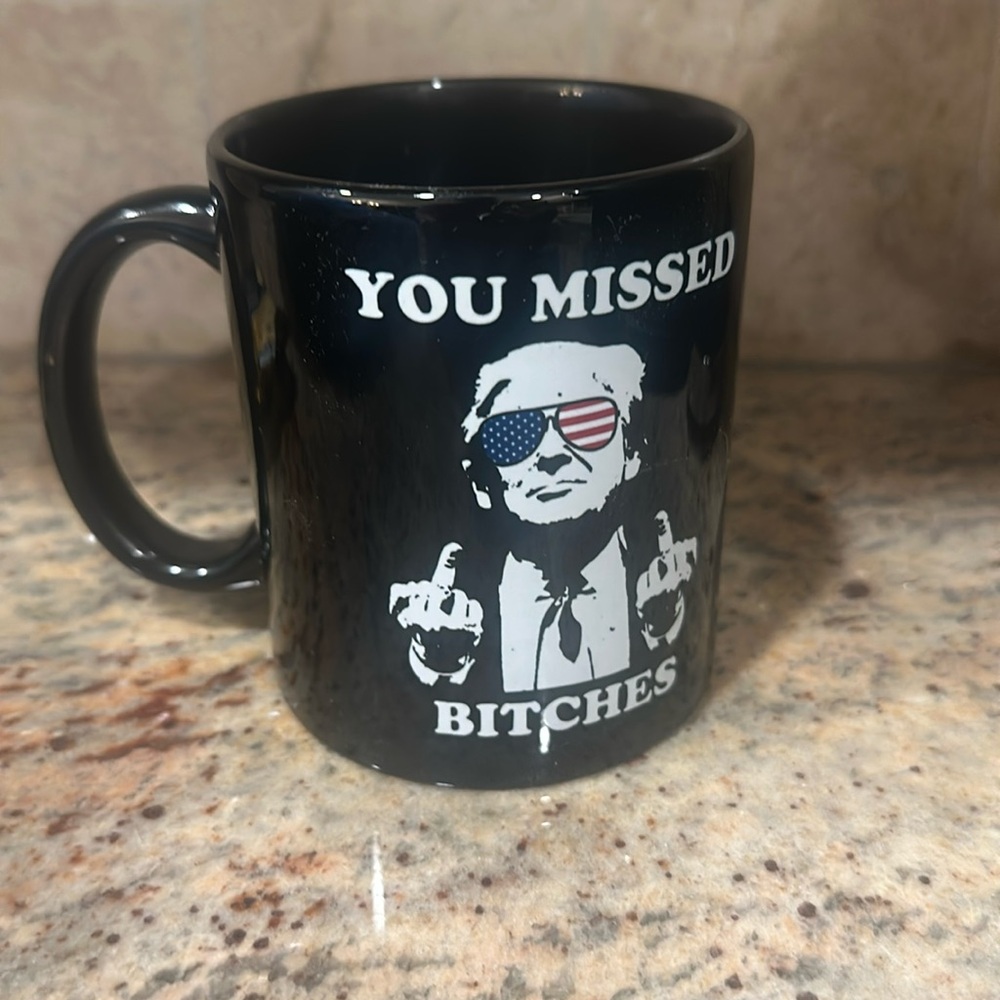 Trump 2024 “You Missed Bitches” Ceramic Coffee Mug 11oz